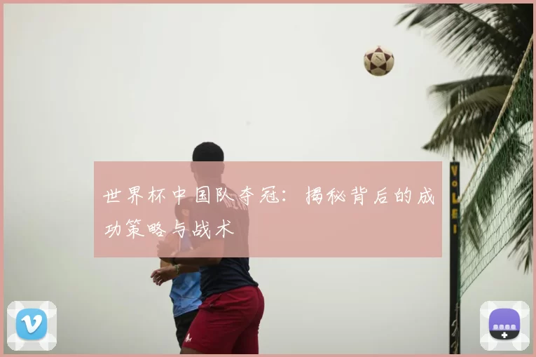 世界杯中国队夺冠:揭秘背后的成功策略与战术