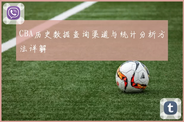 CBA历史数据查询渠道与统计分析方法详解